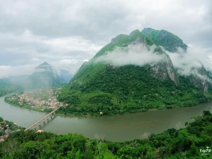 Cam U View Bungalow Hotel Nong Khiaw Exterior photo